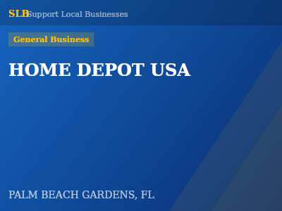 HOME DEPOT USA — General Business in PALM BEACH GARDENS, FL
