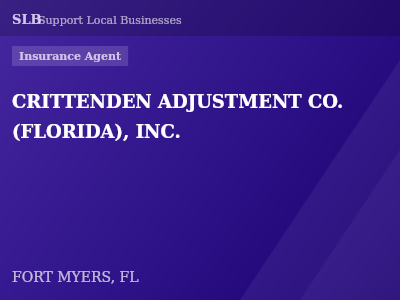 CRITTENDEN ADJUSTMENT CO. (FLORIDA), INC. — Insurance Agent in FORT MYERS, FL