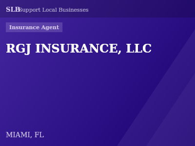 RGJ INSURANCE, LLC — Insurance Agent in MIAMI, FL