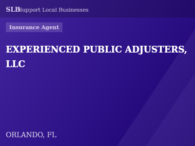 EXPERIENCED PUBLIC ADJUSTERS, LLC — Insurance Agent in ORLANDO, FL