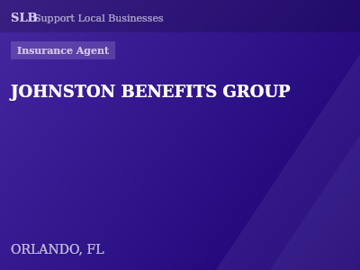 JOHNSTON BENEFITS GROUP — Insurance Agent in ORLANDO, FL
