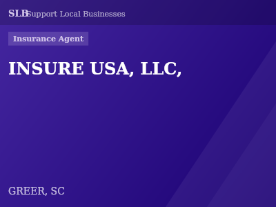 INSURE USA, LLC, — Insurance Agent in GREER, SC