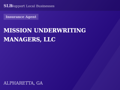 MISSION UNDERWRITING MANAGERS, LLC — Insurance Agent in ALPHARETTA, GA