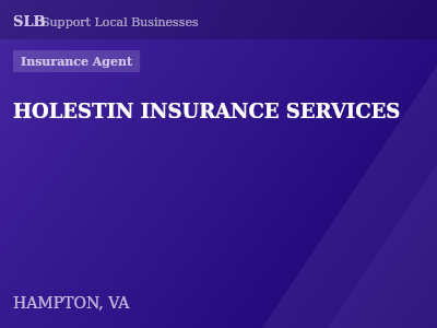 HOLESTIN INSURANCE SERVICES — Insurance Agent in HAMPTON, VA