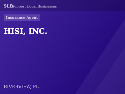 HISI, INC. — Insurance Agent in RIVERVIEW, FL