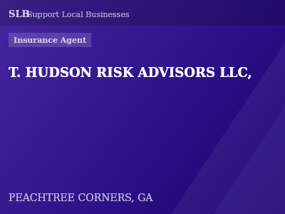 T. HUDSON RISK ADVISORS LLC, — Insurance Agent in PEACHTREE CORNERS, GA