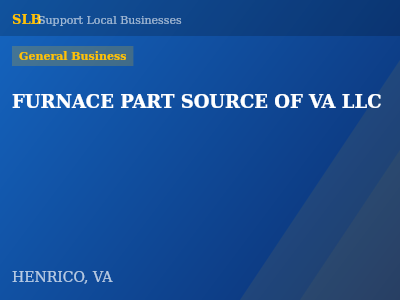 FURNACE PART SOURCE OF VA LLC — General Business in HENRICO, VA