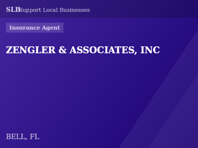 ZENGLER & ASSOCIATES, INC — Insurance Agent in BELL, FL