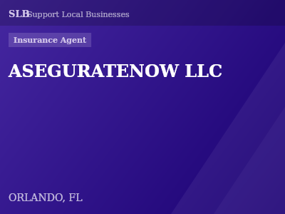 ASEGURATENOW LLC — Insurance Agent in ORLANDO, FL