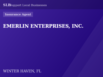 EMERLIN ENTERPRISES, INC. — Insurance Agent in WINTER HAVEN, FL
