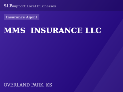 MMS  INSURANCE LLC — Insurance Agent in OVERLAND PARK, KS