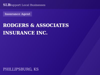 RODGERS & ASSOCIATES INSURANCE INC. — Insurance Agent in PHILLIPSBURG, KS