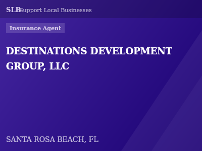 DESTINATIONS DEVELOPMENT GROUP, LLC — Insurance Agent in SANTA ROSA BEACH, FL