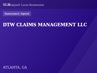 DTW CLAIMS MANAGEMENT LLC — Insurance Agent in ATLANTA, GA