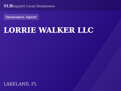 LORRIE WALKER LLC — Insurance Agent in LAKELAND, FL