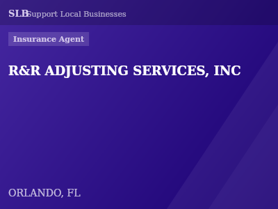 R&R ADJUSTING SERVICES, INC — Insurance Agent in ORLANDO, FL