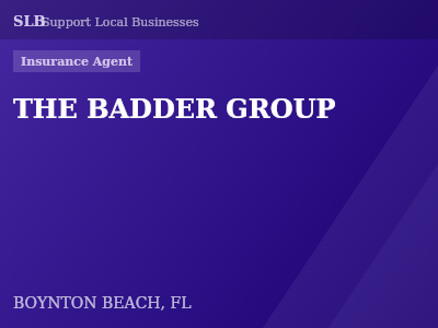 THE BADDER GROUP — Insurance Agent in BOYNTON BEACH, FL
