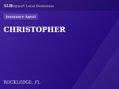 CHRISTOPHER — Insurance Agent in ROCKLEDGE, FL
