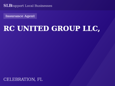 RC UNITED GROUP LLC, — Insurance Agent in CELEBRATION, FL