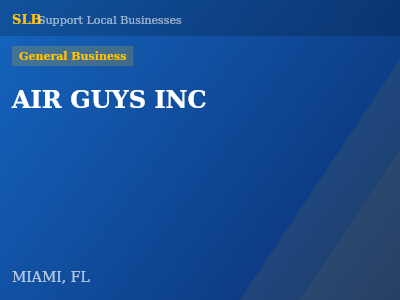 AIR GUYS INC — General Business in MIAMI, FL