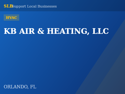 KB AIR & HEATING, LLC — HVAC in ORLANDO, FL