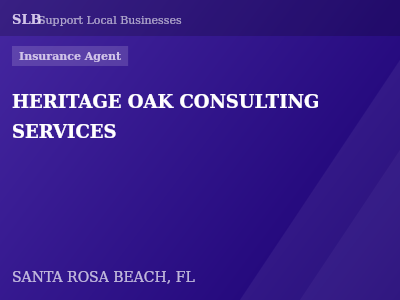 HERITAGE OAK CONSULTING SERVICES — Insurance Agent in SANTA ROSA BEACH, FL
