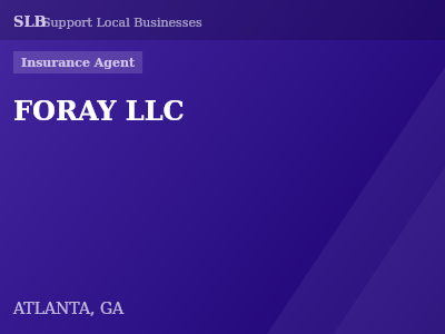FORAY LLC — Insurance Agent in ATLANTA, GA