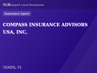 COMPASS INSURANCE ADVISORS USA, INC, — Insurance Agent in TAMPA, FL
