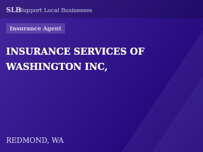INSURANCE SERVICES OF WASHINGTON INC, — Insurance Agent in REDMOND, WA
