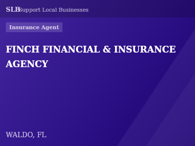 FINCH FINANCIAL & INSURANCE AGENCY — Insurance Agent in WALDO, FL