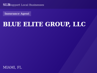 BLUE ELITE GROUP, LLC — Insurance Agent in MIAMI, FL