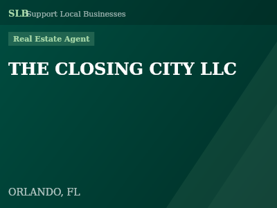 THE CLOSING CITY LLC — Real Estate Agent in ORLANDO, FL