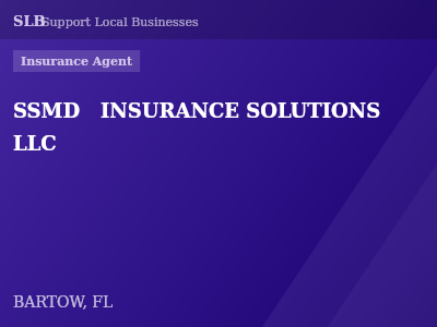 SSMD   INSURANCE SOLUTIONS LLC — Insurance Agent in BARTOW, FL