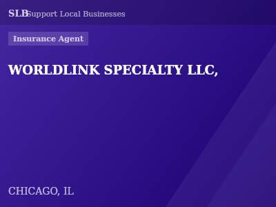 WORLDLINK SPECIALTY LLC, — Insurance Agent in CHICAGO, IL