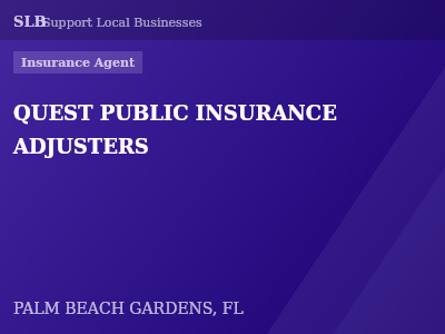 QUEST PUBLIC INSURANCE ADJUSTERS — Insurance Agent in PALM BEACH GARDENS, FL