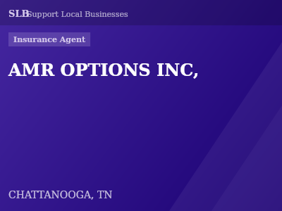 AMR OPTIONS INC, — Insurance Agent in CHATTANOOGA, TN