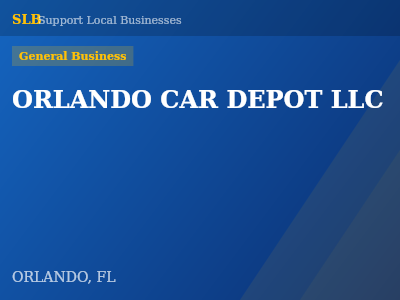 ORLANDO CAR DEPOT LLC — General Business in ORLANDO, FL