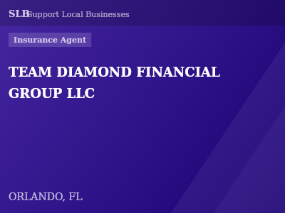 TEAM DIAMOND FINANCIAL GROUP LLC — Insurance Agent in ORLANDO, FL