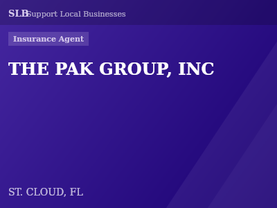 THE PAK GROUP, INC — Insurance Agent in ST. CLOUD, FL