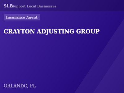 CRAYTON ADJUSTING GROUP — Insurance Agent in ORLANDO, FL