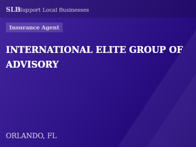 INTERNATIONAL ELITE GROUP OF ADVISORY — Insurance Agent in ORLANDO, FL
