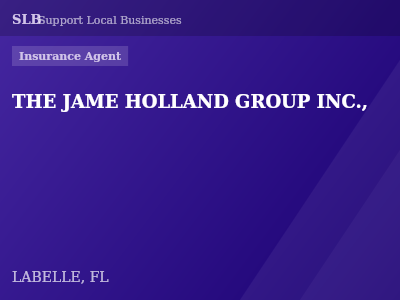 THE JAME HOLLAND GROUP INC., — Insurance Agent in LABELLE, FL