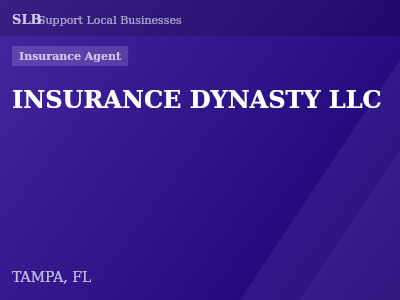 INSURANCE DYNASTY LLC — Insurance Agent in TAMPA, FL