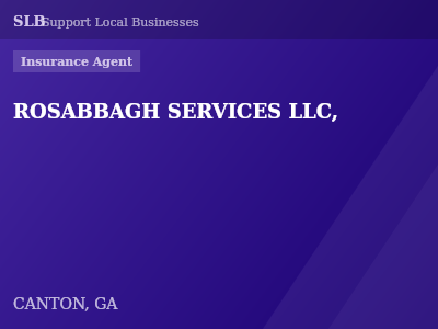 ROSABBAGH SERVICES LLC, — Insurance Agent in CANTON, GA