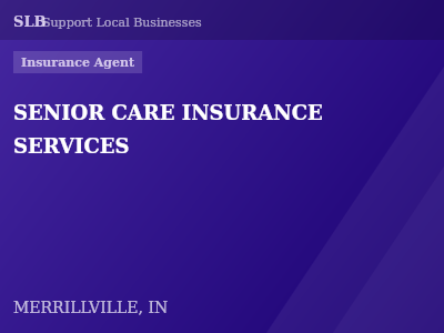 SENIOR CARE INSURANCE SERVICES — Insurance Agent in MERRILLVILLE, IN