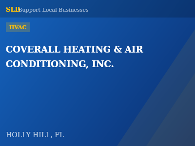 COVERALL HEATING & AIR CONDITIONING, INC. — HVAC in HOLLY HILL, FL