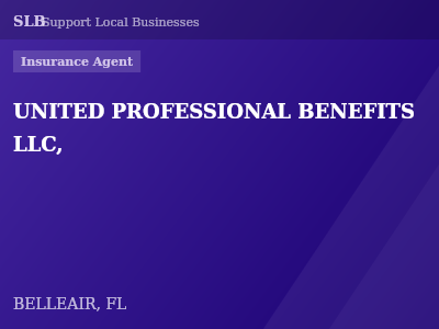 UNITED PROFESSIONAL BENEFITS LLC, — Insurance Agent in BELLEAIR, FL
