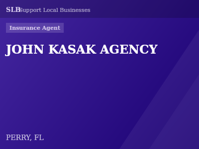 JOHN KASAK AGENCY — Insurance Agent in PERRY, FL