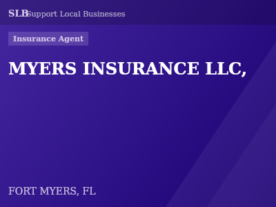 MYERS INSURANCE LLC, — Insurance Agent in FORT MYERS, FL