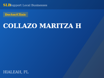 COLLAZO MARITZA H — Doctor/Clinic in HIALEAH, FL